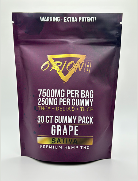 Orion THC: THCA + Delta 9 + THCP Gummies - 7,500mg