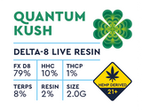 Frozen Fields Formula-X Delta-8 Live Resin Disposable - 2.0G