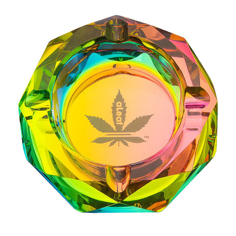 aleaf Diamond Glass Ashtray - 3.75