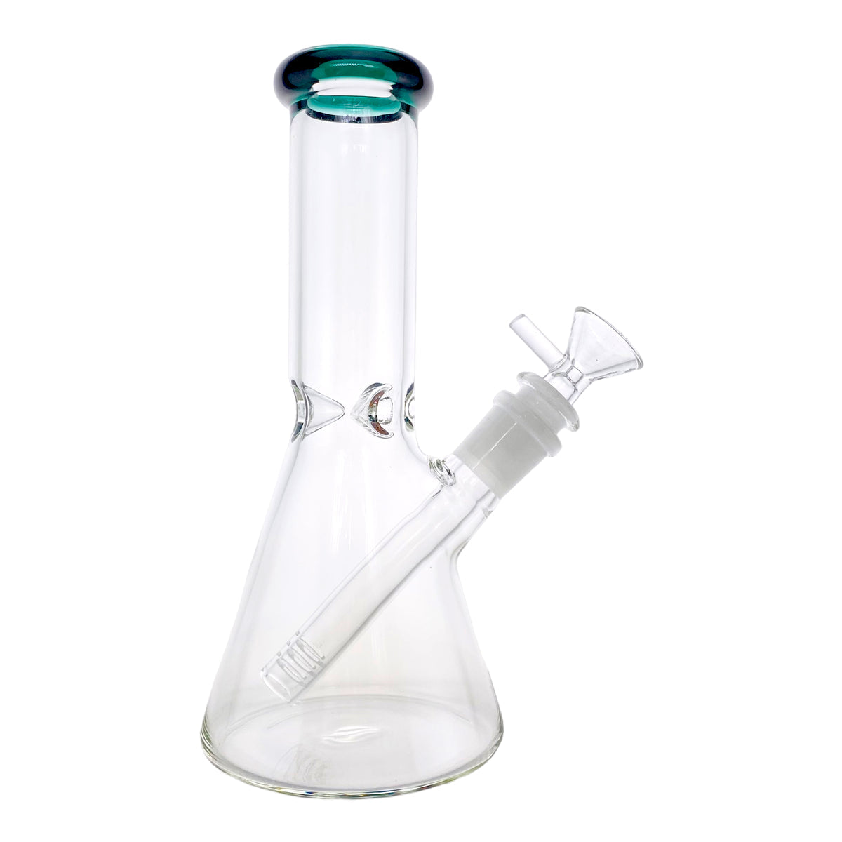 Clear Beaker Water Pipe - 8 Inches