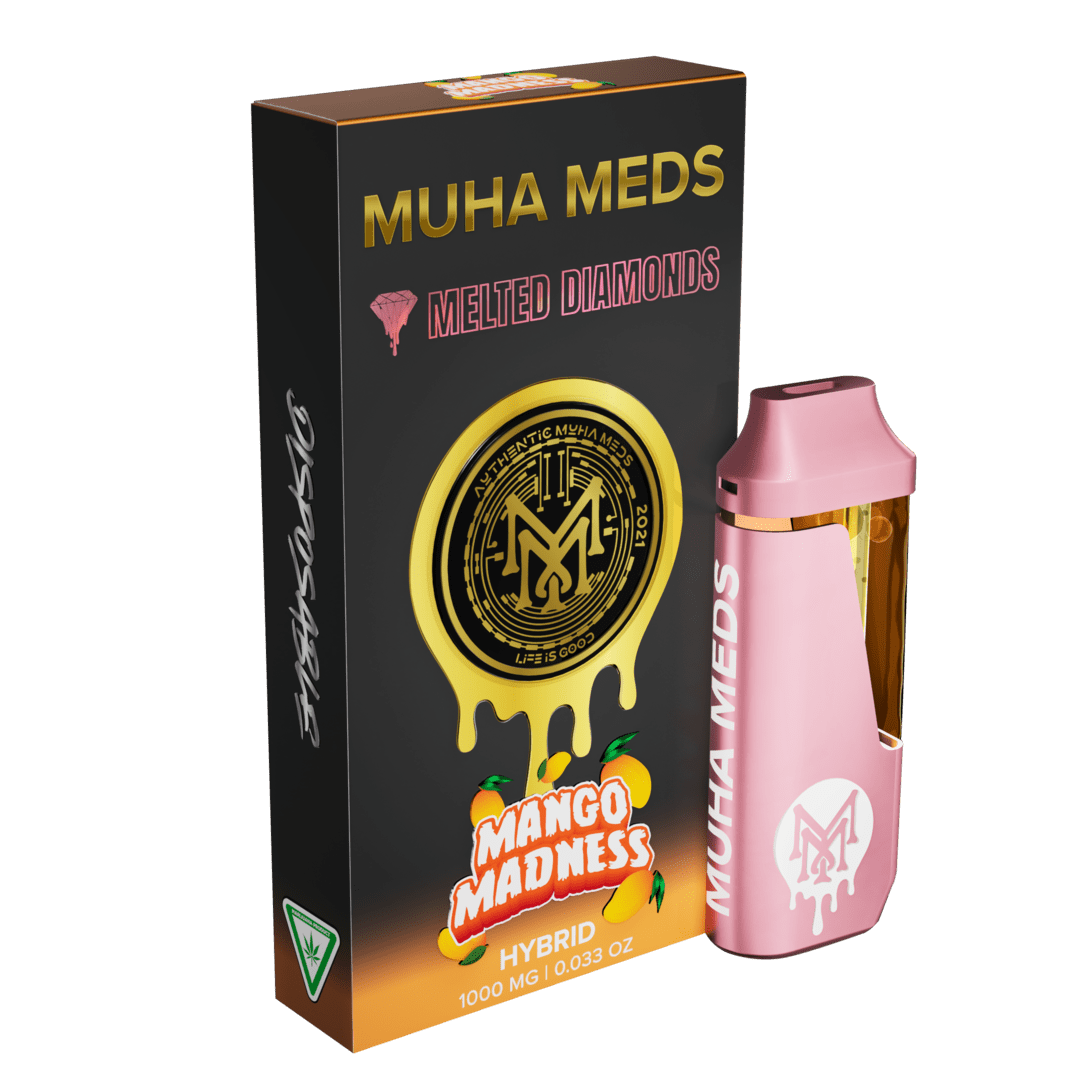 Muha Meds THC-A+Delta 9 Melted Diamonds Disposable - 3.5g