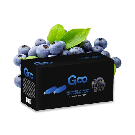 Goo N20 Cream Chargers In Natural Flavors - 50 Pack