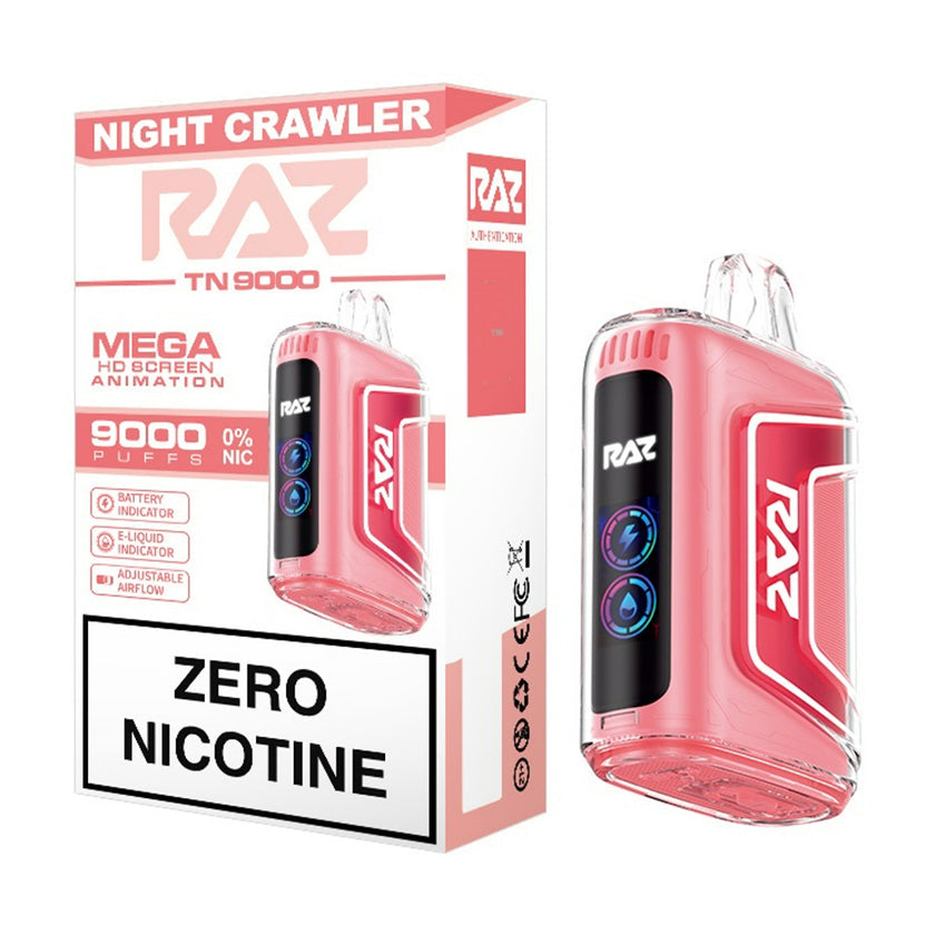 Raz Vape TN9000 Zero Nicotine Disposable Vape - 9,000 Puffs