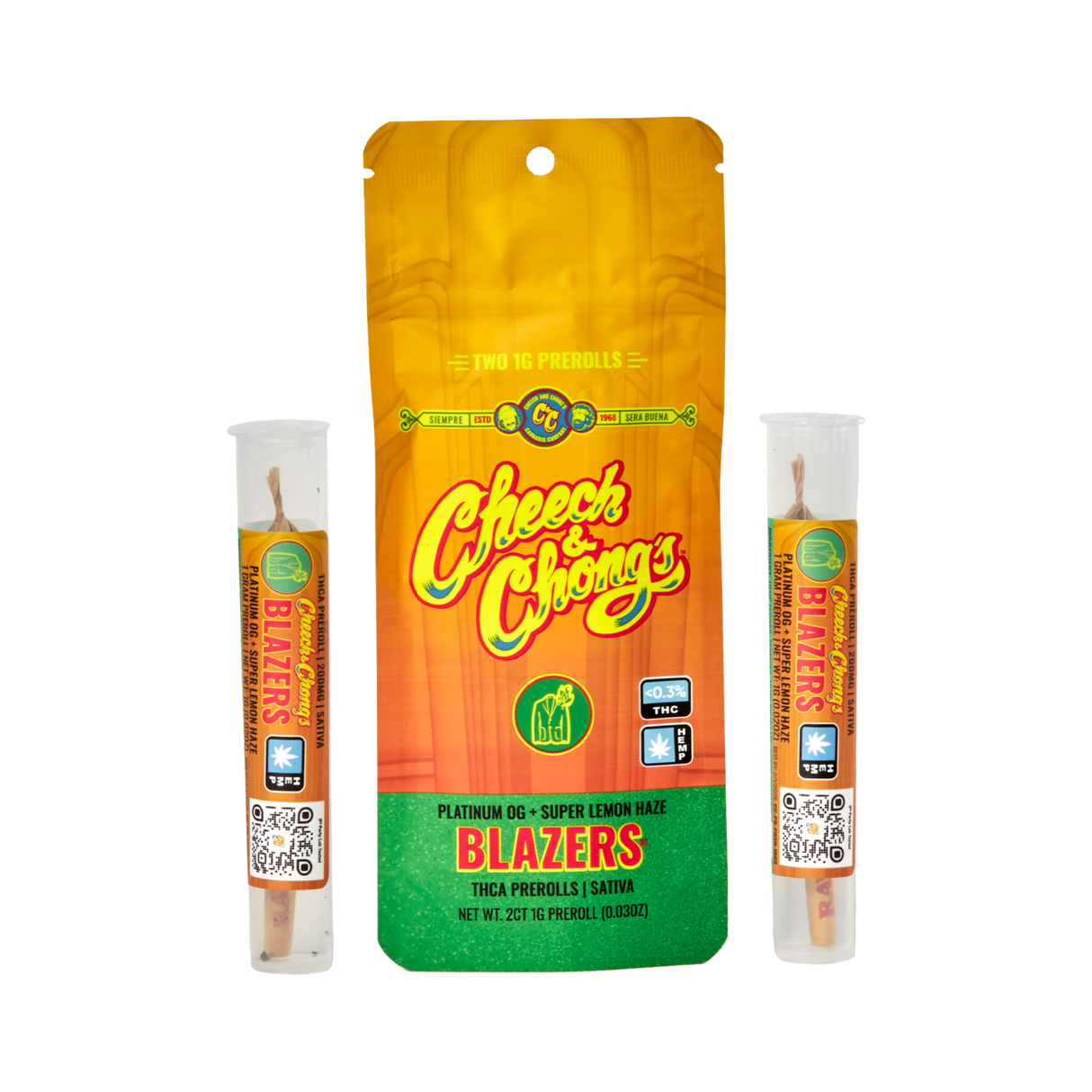 Cheech & Chong Blazzers THCA Pre-Rolls - 2g