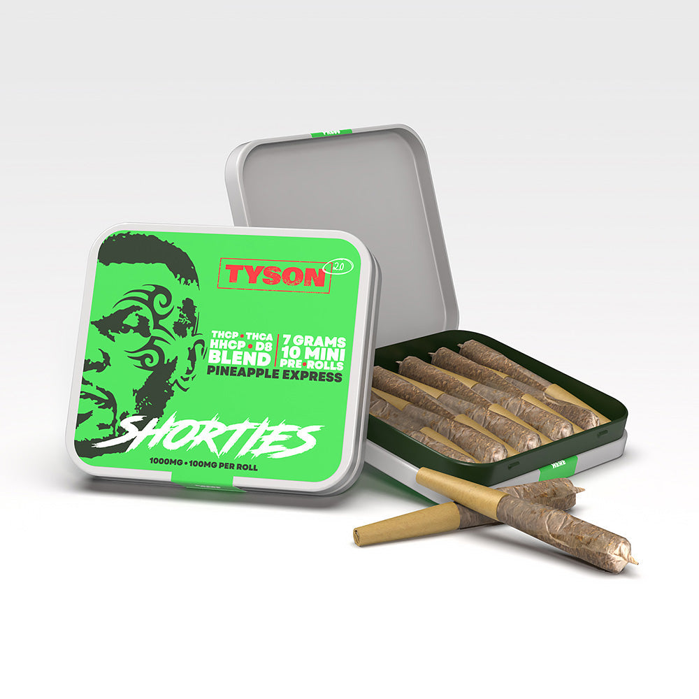 Tyson 2.0 Shorties THCP - THCA 10 Mini Pre-Rolls - 7G