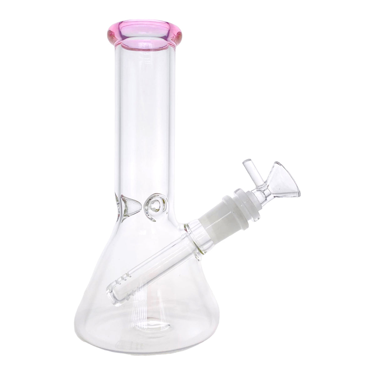 Clear Beaker Water Pipe - 8 Inches