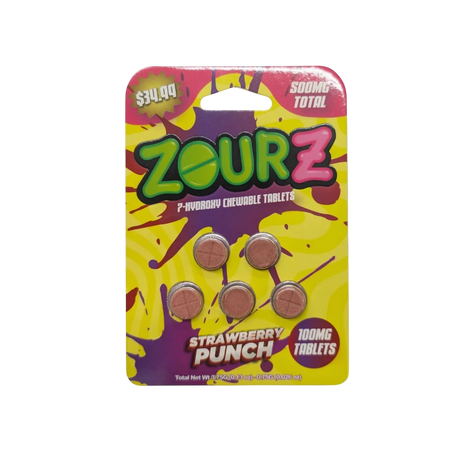 ZourZ 7-Hydroxy Chewable Tablets - 500mg