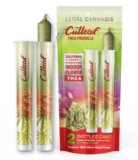 Cutleaf THCA Prerolls - California Indoor-Grown Hydroponic, 2g