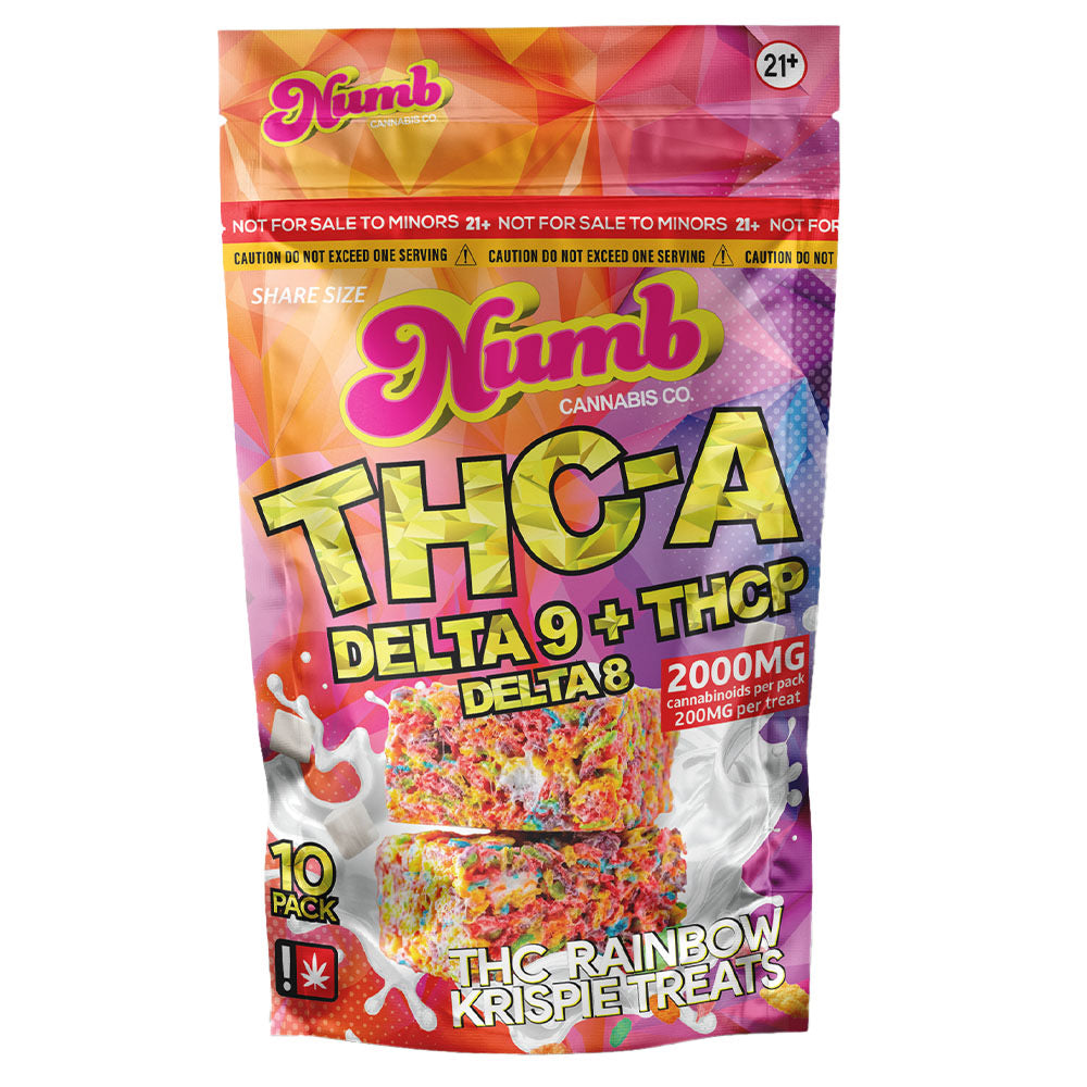 Numb Krispie Treats THC-A + Delta 9 + THCP - 2,000mg