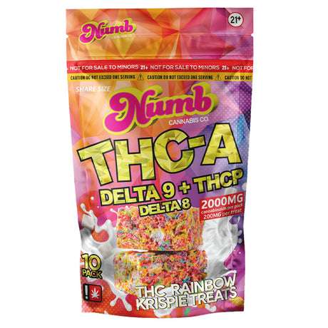 Numb Krispie Treats THC-A + Delta 9 + THCP - 2,000mg