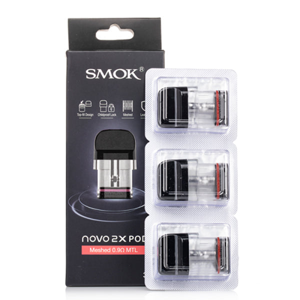 Smok Novo 2x Pod Meshed 0.9ohm MTL