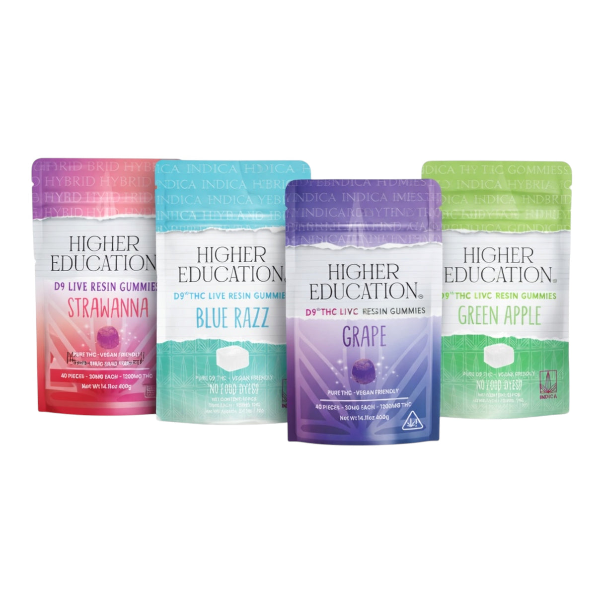 Higher Education D9 THC Live Resin Gummies