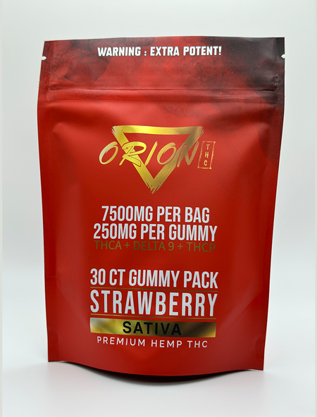 Orion THC: THCA + Delta 9 + THCP Gummies - 7,500mg