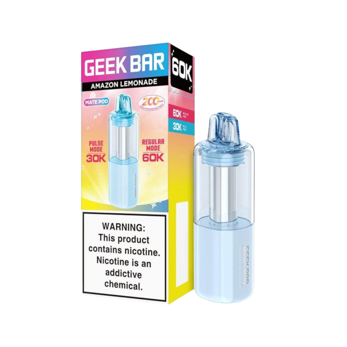 Geek Bar Mate 60K Disposable Pod - 60,000 Puffs