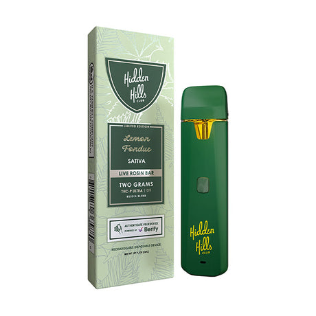 Hidden Hills Live Rosin Bar Bussin Blend Disposable - 2g