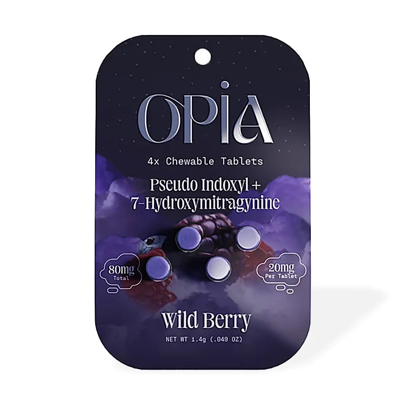 OPiA Pseudoindoxyl + 7-Hydroxymitragynine Chewable Tablets