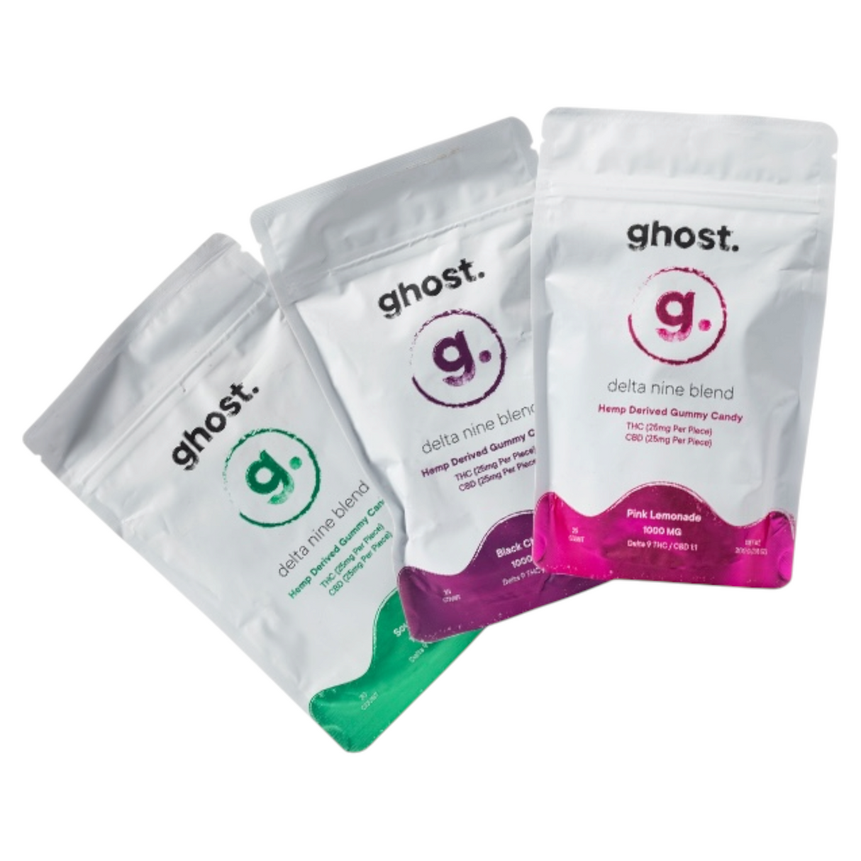 Ghost D9 Blend Hemp Derived Gummies - 1,000mg