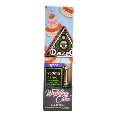 Dazed Delta 8 THC Premium Ceramic Cartridges - 1G