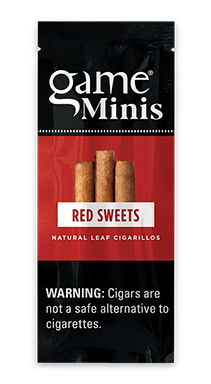 Game Minis Natural Leaf Cigarillos