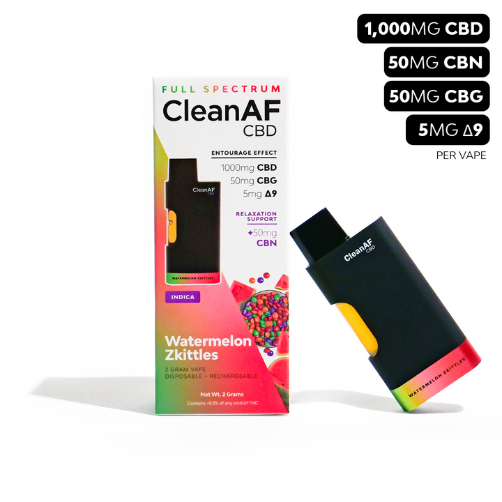 CleanAF CBD Full Spectrum THC Disposable - 2g