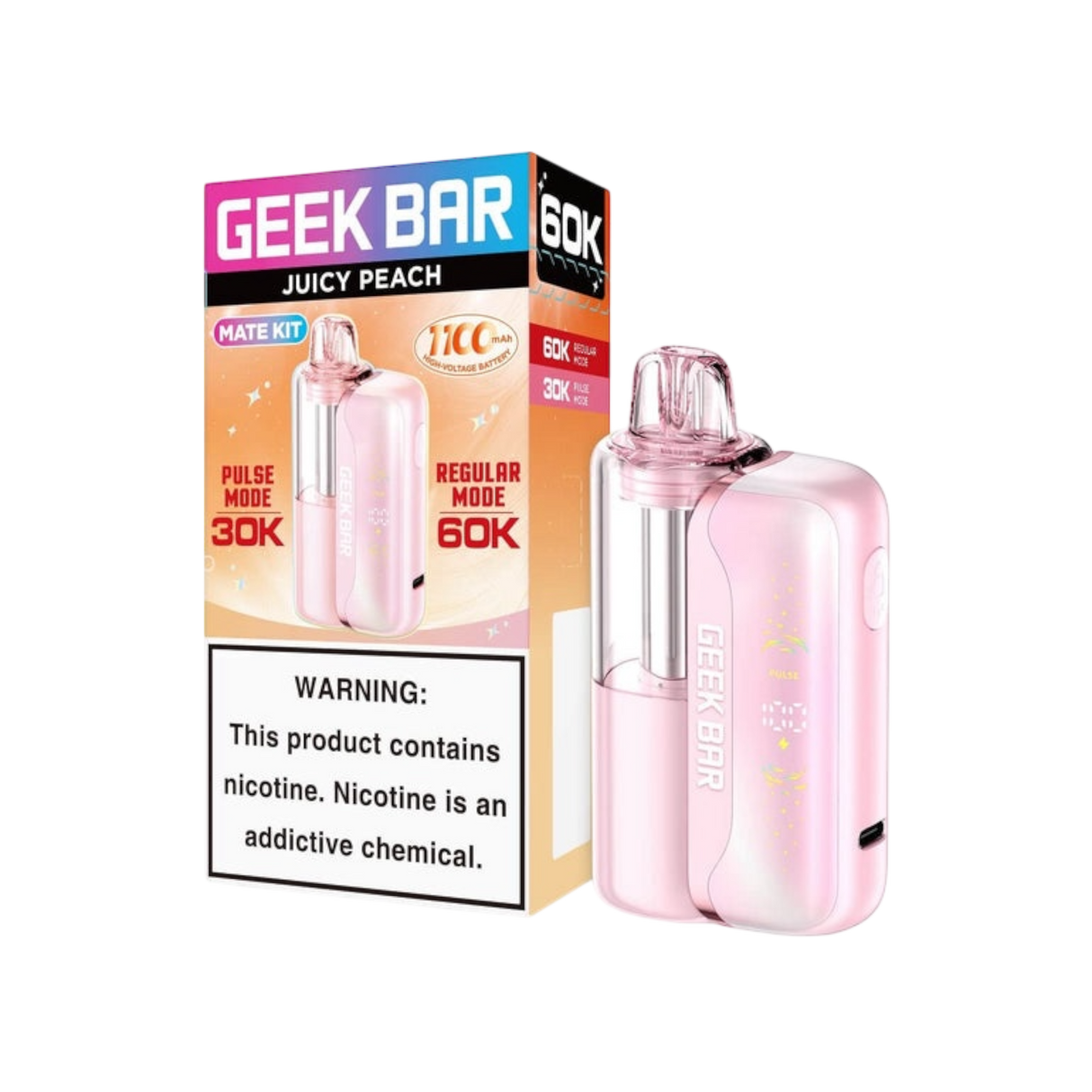Geek Bar Mate 60K Kit Disposable Vape - 60,000 Puffs