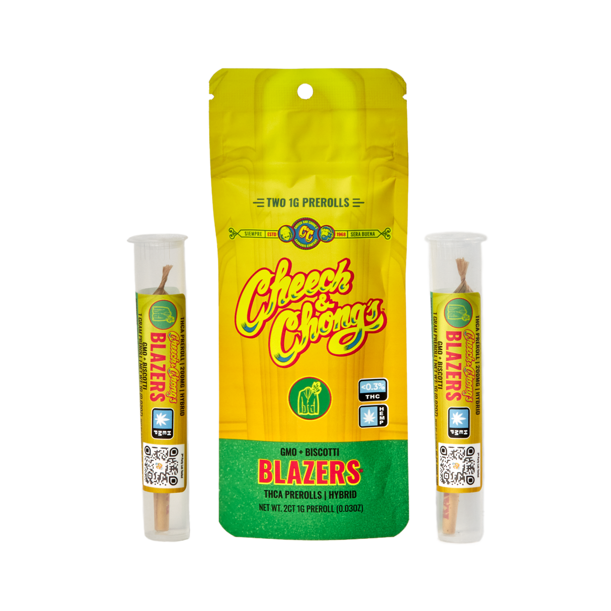 Cheech & Chong Blazzers THCA Pre-Rolls - 2g