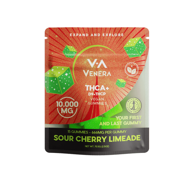 Venera THCA+D9+THCP Vegan Gummies - 10,000mg