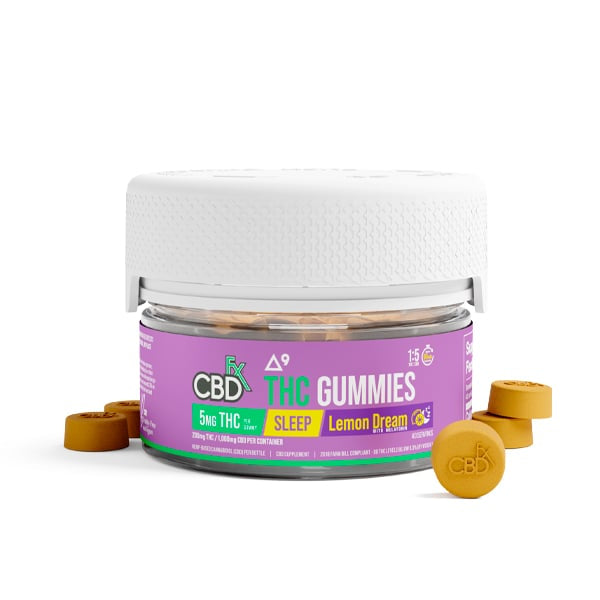 CBDfx Delta-9 THC Gummies+CBD Lemon Dream