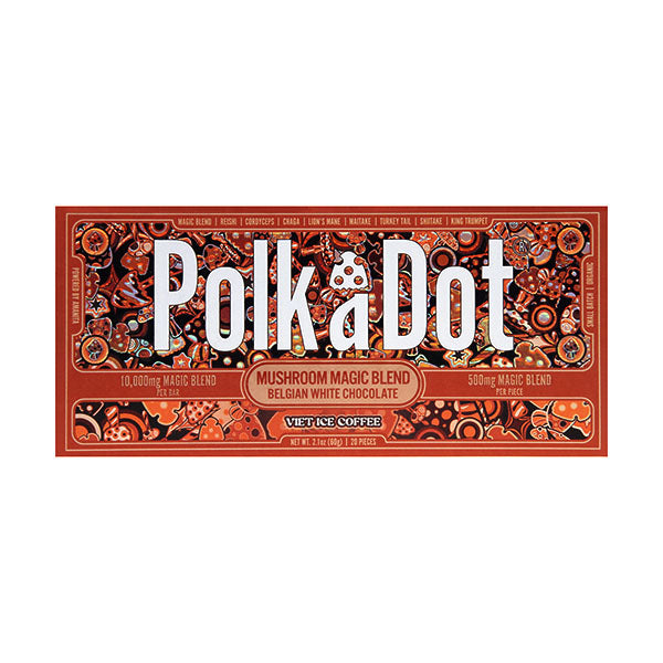 Polk A Dot Mushroom Blend Chocolate Bar - 10,000mg