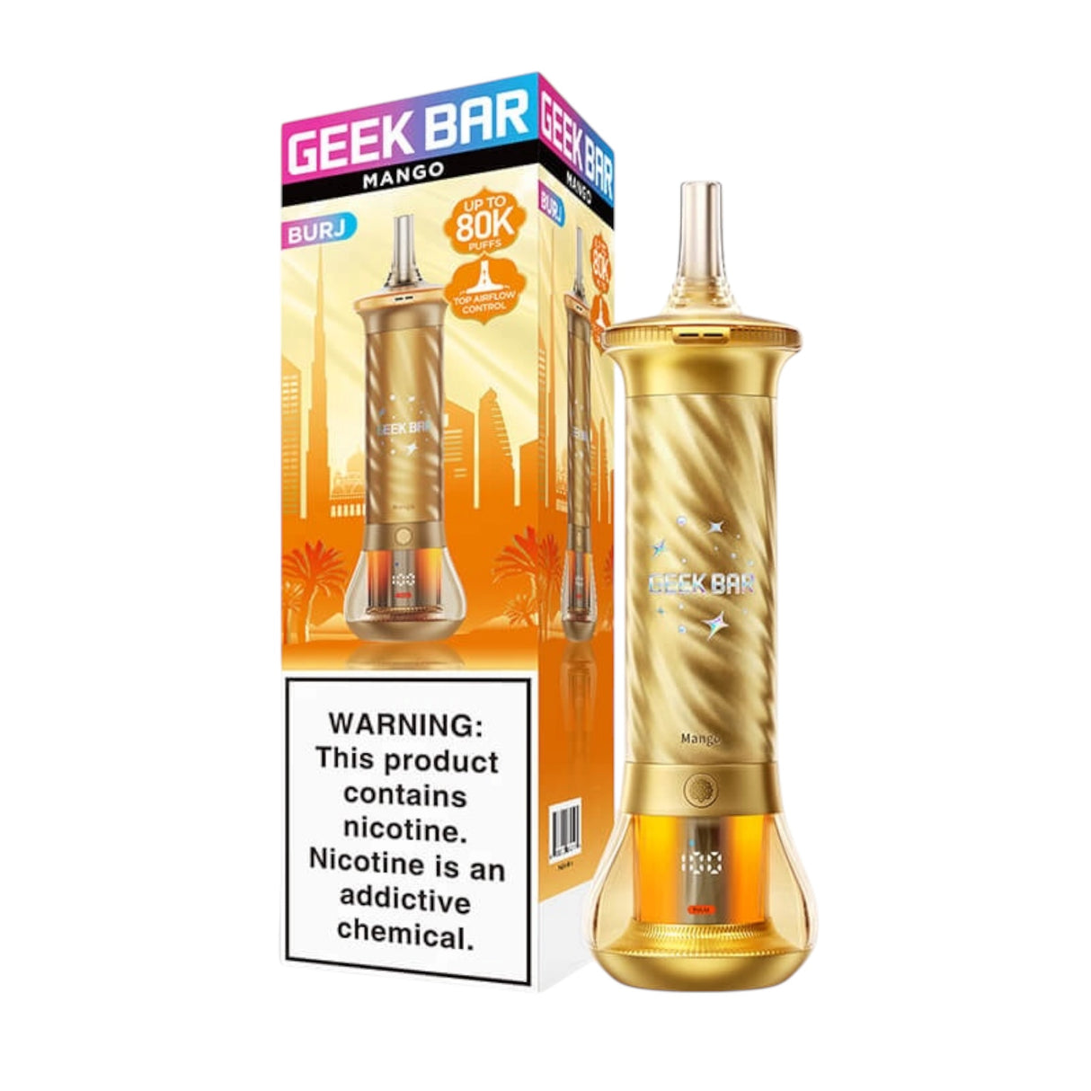 Geek Bar Burj 2 Disposable Vape - 80,000 Puffs