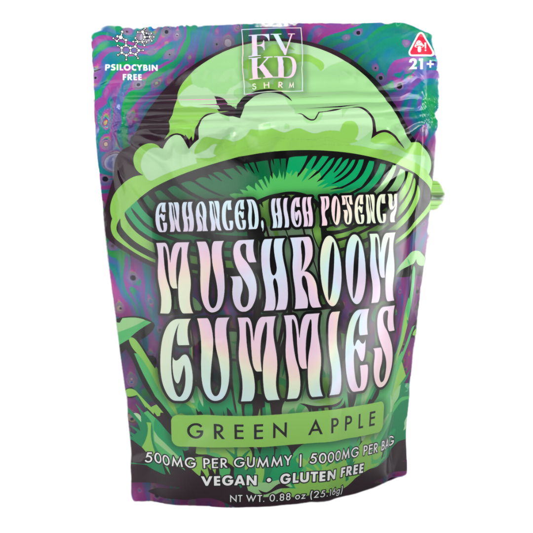 FVKD Enhanced High Potency Mushroom Gummies - 5,000mg