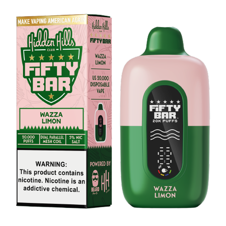 Fifty Bar Vape Disposable - 20,000 Puffs