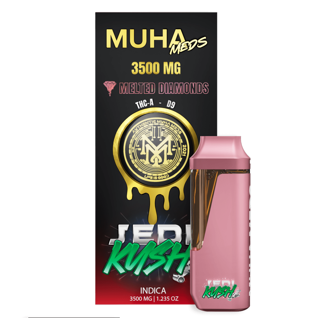 Muha Meds THC-A+Delta 9 Melted Diamonds Disposable - 3.5g