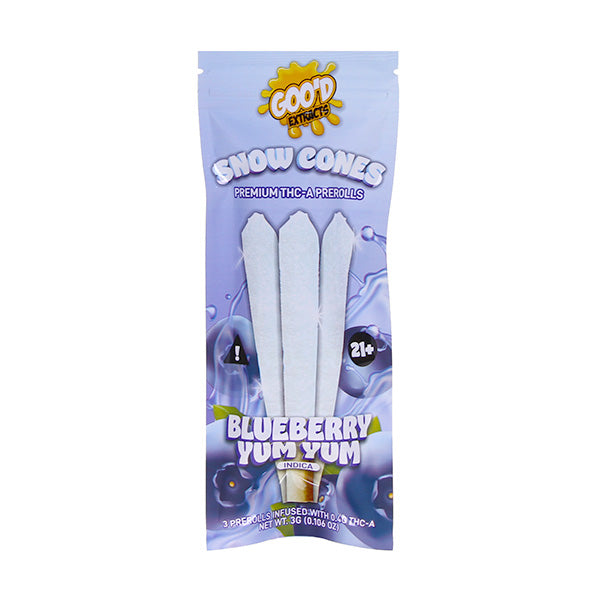 Goo’d Extracts THC-A Snow Cones PreRolls - 3g