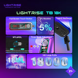 Light Rise TB18K Vape Disposable - 18k Puffs