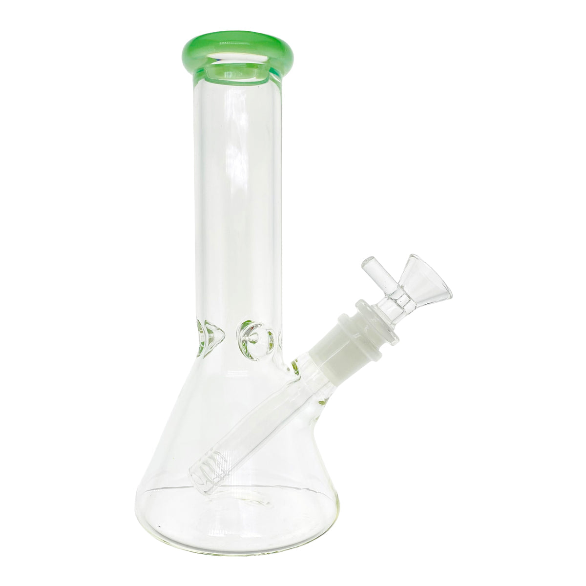 Clear Beaker Water Pipe - 8 Inches