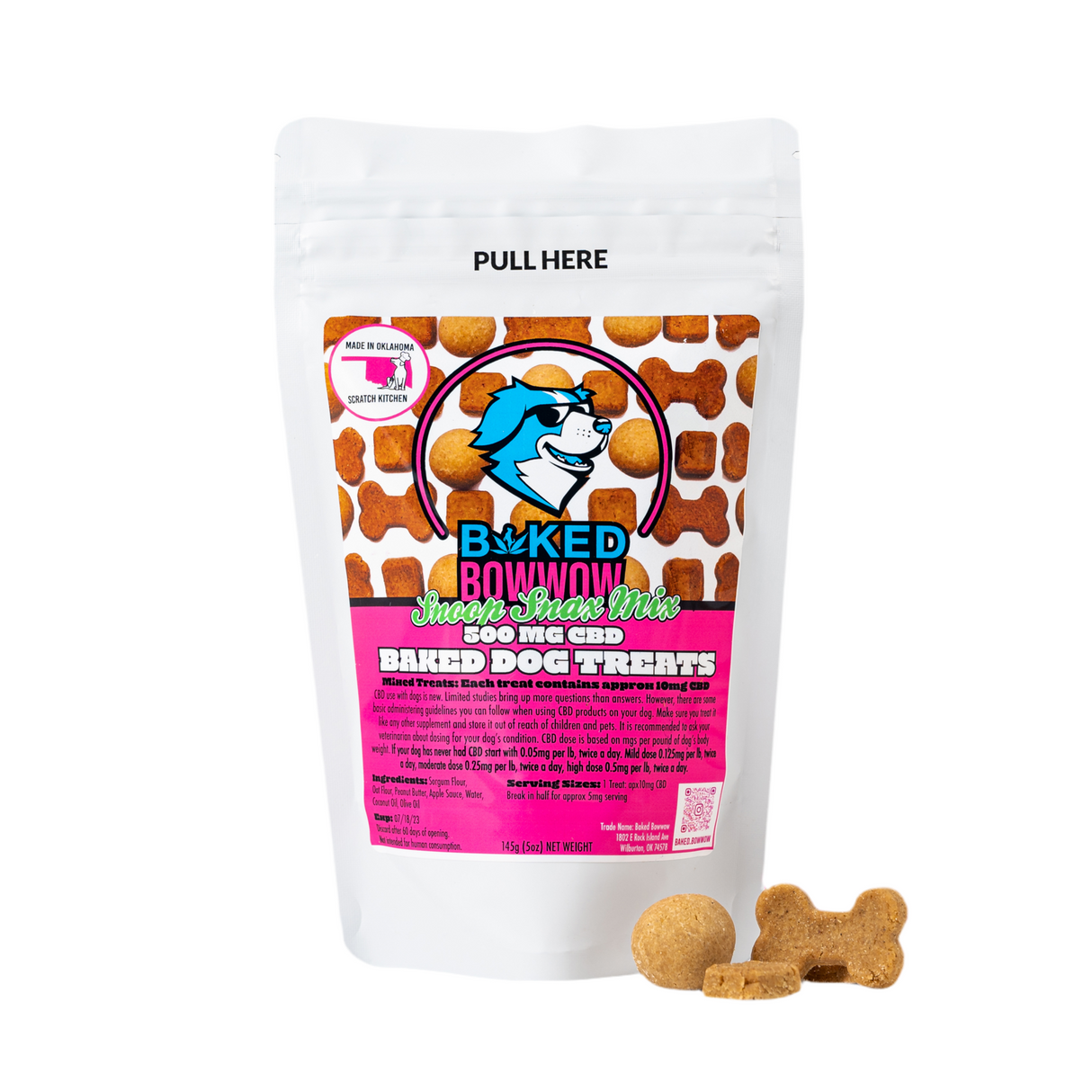 Baked BowWow CBD Baked Dog Treats