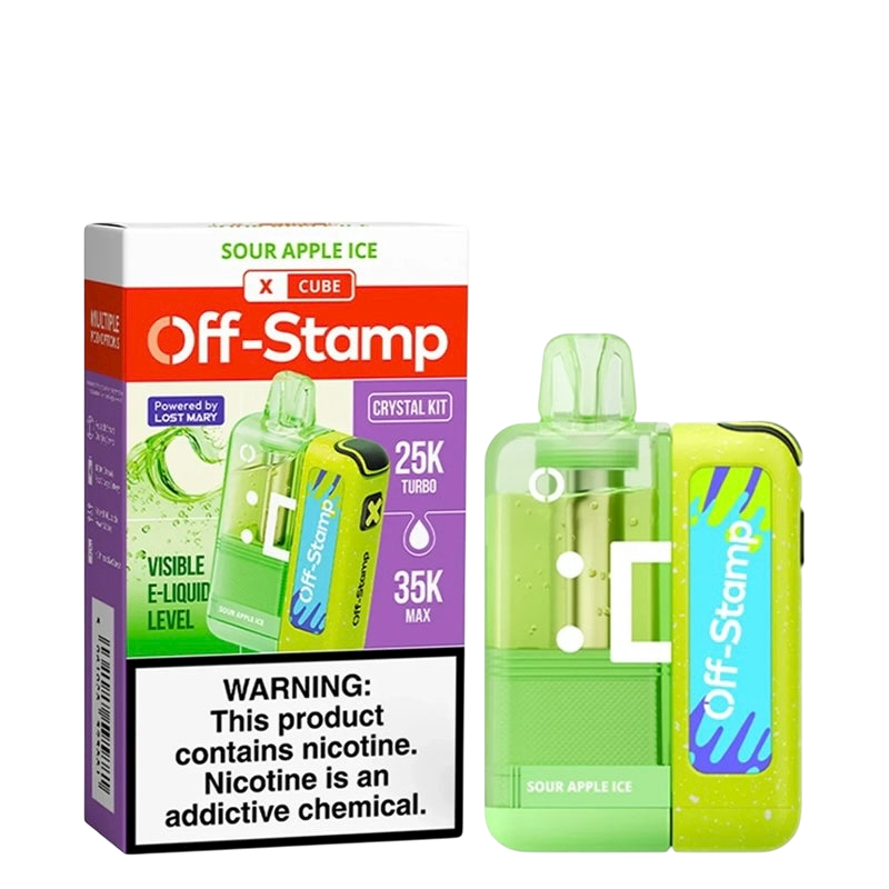 Off-Stamp X Crystal Cube Kit Disposable Vape - 35,000 Puffs