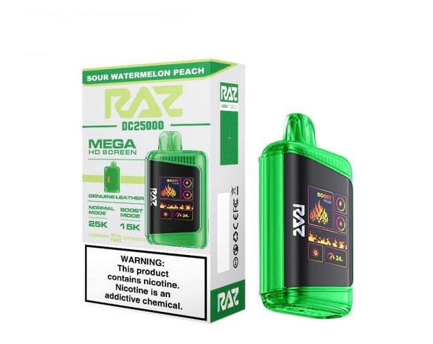 Raz DC25000 Mega HD Screen Vape Disposable - 25,000 Puffs