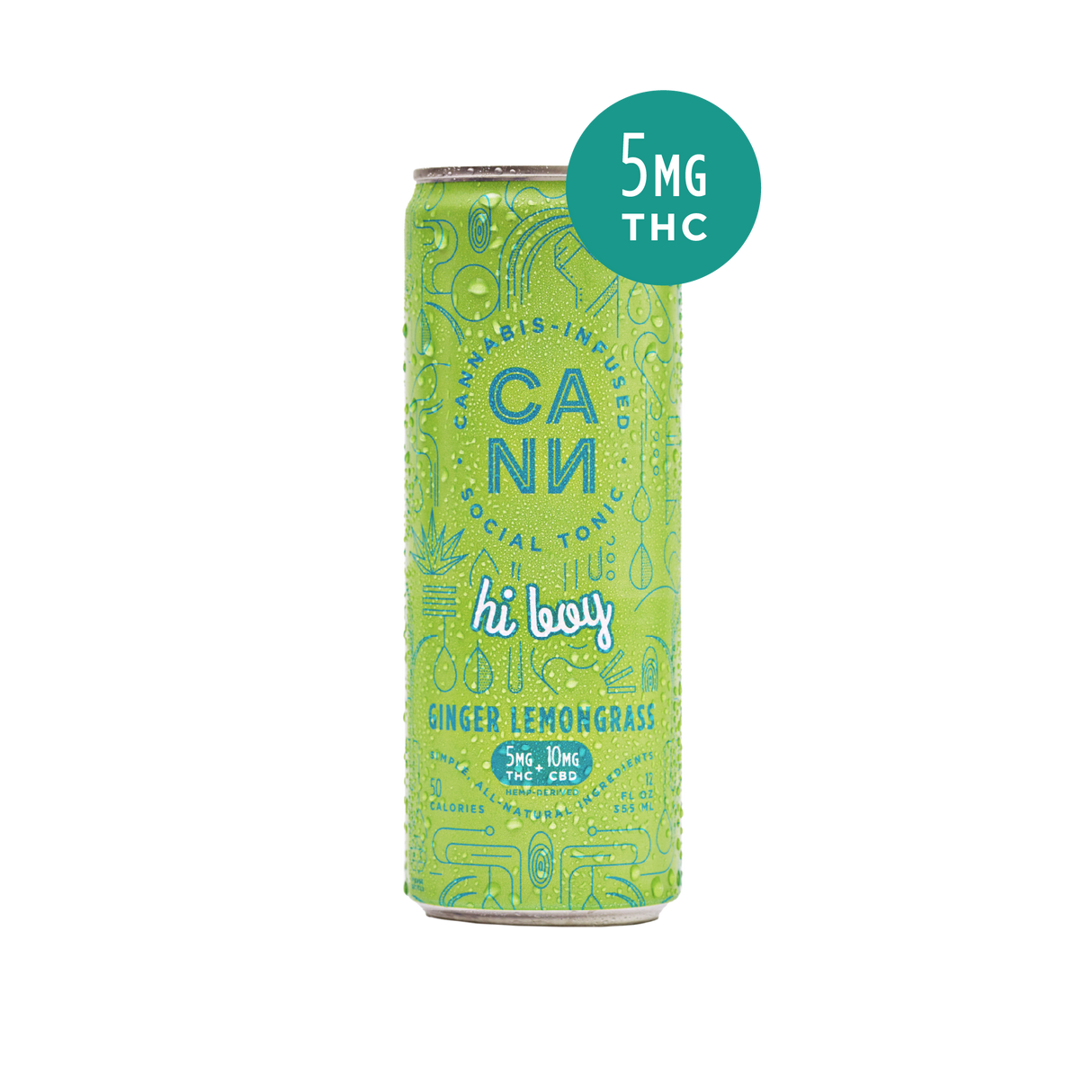 CANN: Cannabis-Infused Social Tonic - 5mg THC + 10mg CBD, 12 fl oz (355 ml)