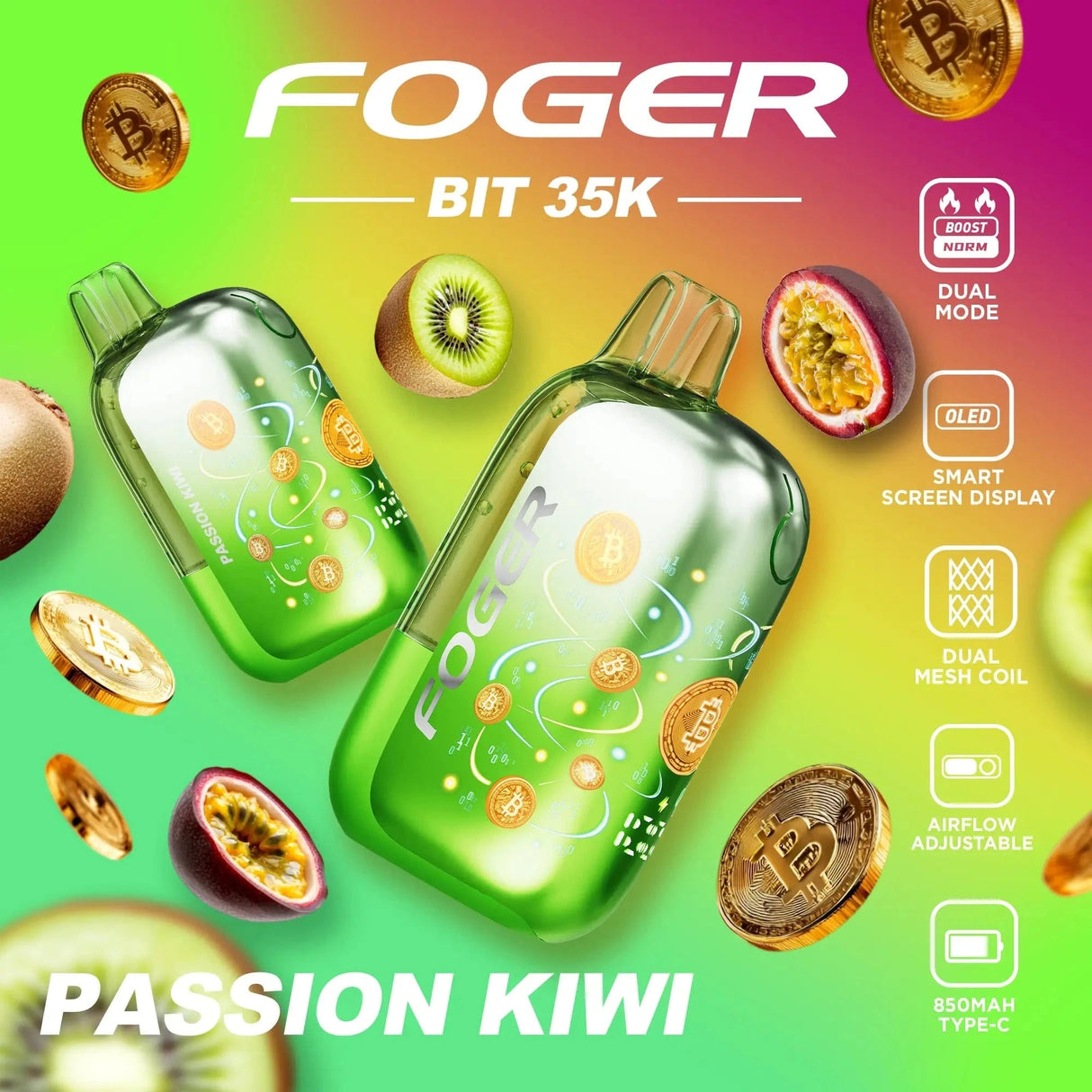 Foger Bit 35K Vape Disposable - 35,000 Puffs