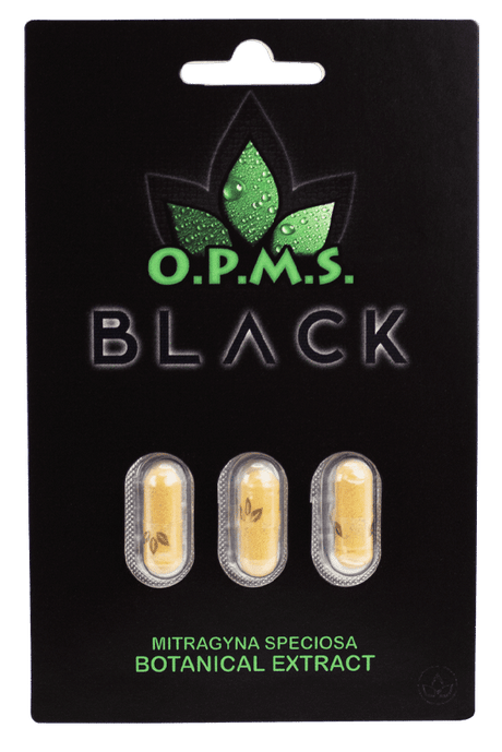 OPMS Kratom Mitragyna Speciosa Botanical Extract Capsules