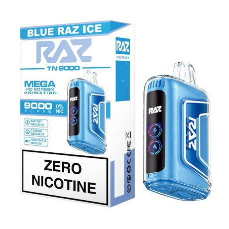 Raz Vape TN9000 Zero Nicotine Disposable Vape - 9,000 Puffs