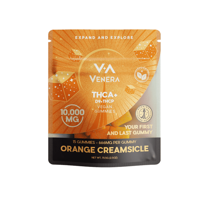 Venera THCA+D9+THCP Vegan Gummies - 10,000mg