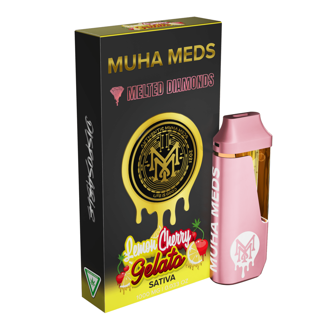 Muha Meds THC-A+Delta 9 Melted Diamonds Disposable - 3.5g