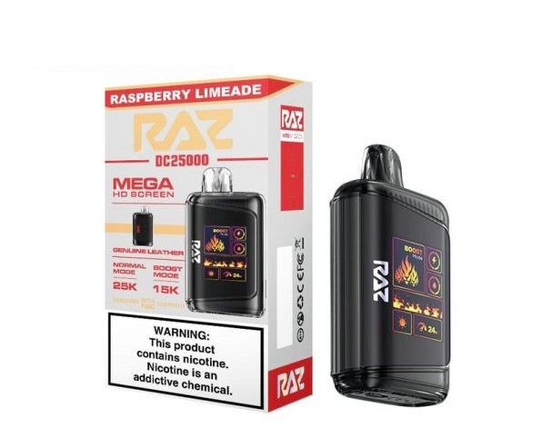 Raz DC25000 Mega HD Screen Vape Disposable - 25,000 Puffs