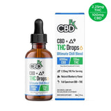 CBDfx Delta-9 THC Oil Drops+CBD: Ultimate Chill Blend