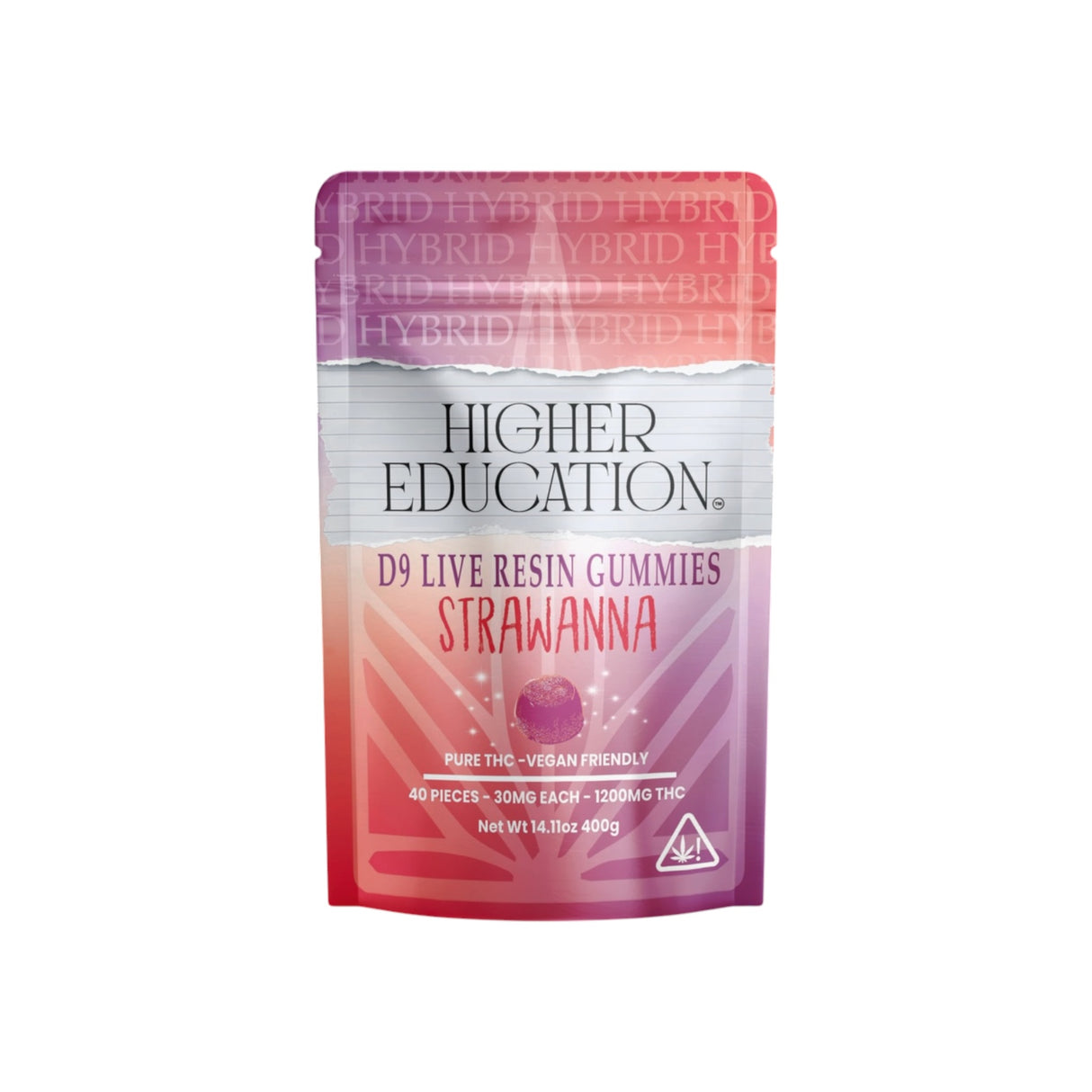 Higher Education D9 THC Live Resin Gummies
