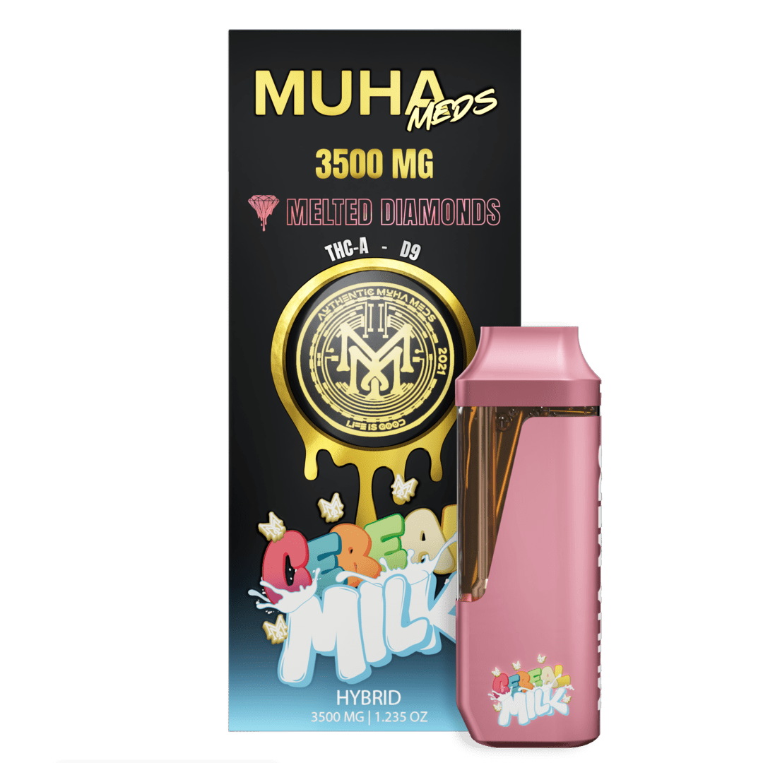 Muha Meds THC-A+Delta 9 Melted Diamonds Disposable - 3.5g