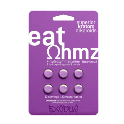 Eat OHMZ Kratom 7-Hydroxymitragynine Extract Tablets